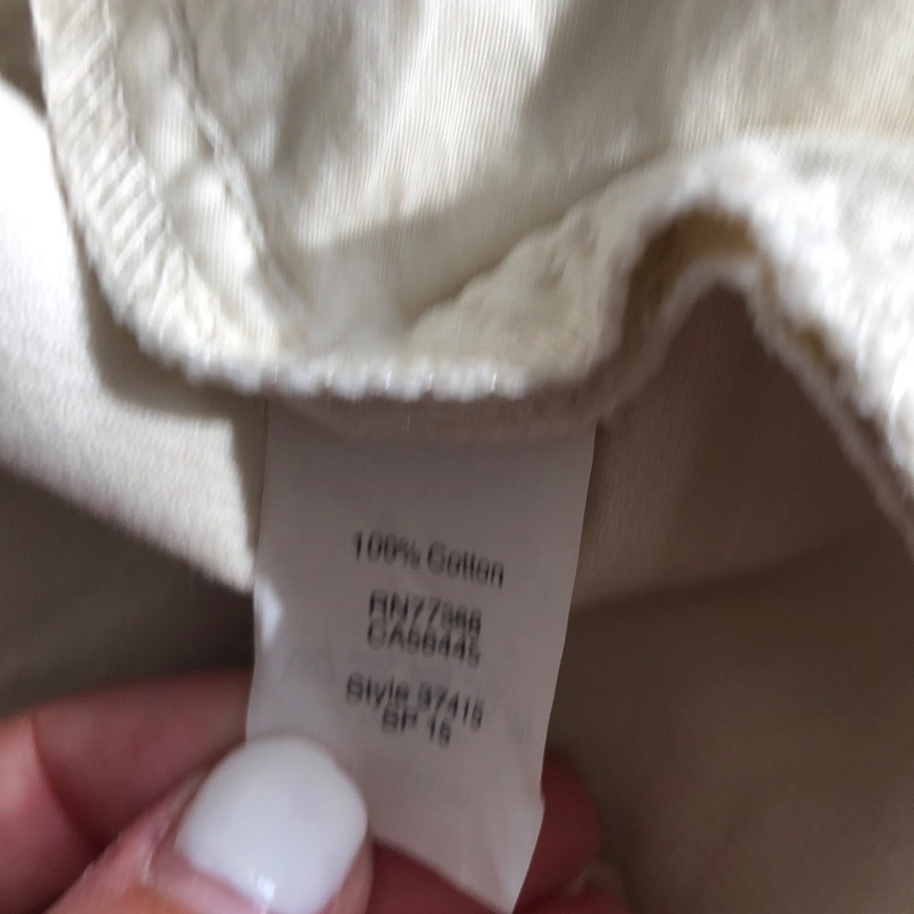 J. Crew White/Cream The Pencil Skirt Size 2 - Picture 8 of 8